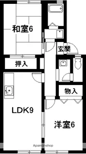 メゾンアムール【1階】の間取り