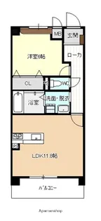 ホームクラルス【1階】の間取り