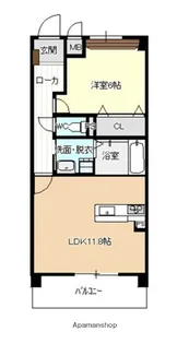ホームクラルス【1階】の間取り