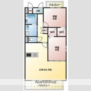 SOLANA【1階】の間取り