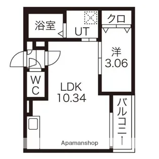 Warren kansei2【1階】の間取り