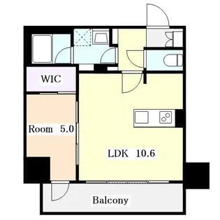 1LDKの間取り画像