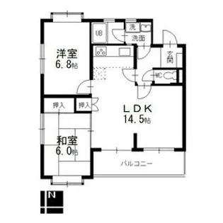 サンサーラ・キトー【2階】の間取り