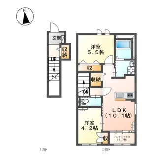 志庵【2階】の間取り