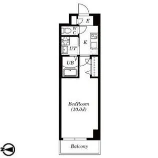 ファーニッシュ山王【5階】の間取り