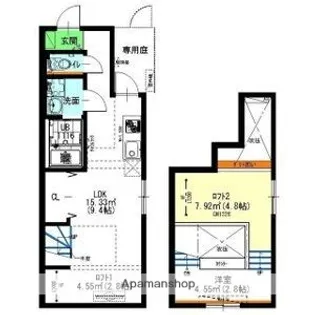 VELO KOMOTOHONMACHI(ヴェロコモトホンマチ)【1階】の間取り