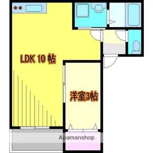 FILLE FLATS TSUKIJI【2階】の間取り