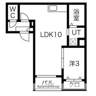 Warren shibata 1【2階】の間取り