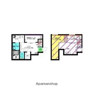 AX港楽【1階】の間取り