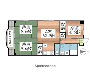 プレズ名古屋入場【5階】の間取り