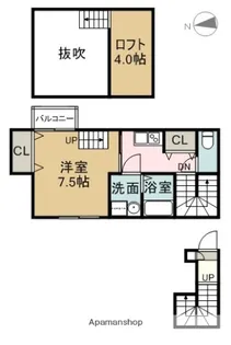 PEACE JOY【2階】の間取り