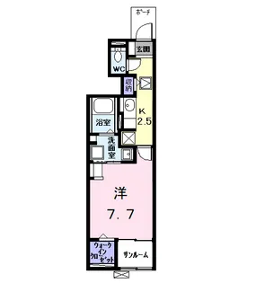 イーストスクエア【1階】の間取り