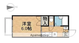サンライズ豊【2階】の間取り