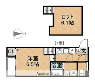 ATTA HOUSE【2階】の間取り