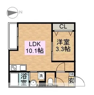 JACK NISHIKIⅠ【2階】の間取り