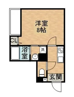 JACK NISHIKIⅠ【2階】の間取り