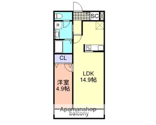 STAGE2024【2階】の間取り