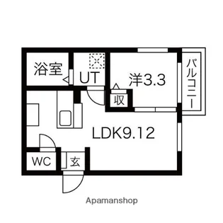 プリシェール笠寺【3階】の間取り