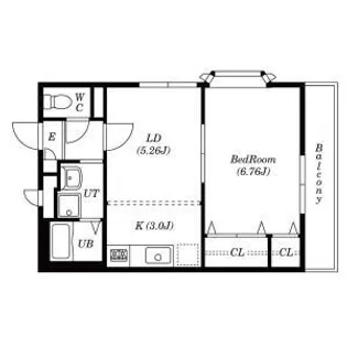 タウンコート 2ND【1階】の間取り