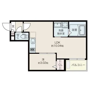 JACK INAEIⅢ【2階】の間取り