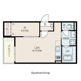 JACK HOJINⅠ【2階】の間取り