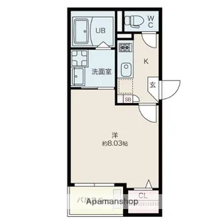 Jack hosho3【1階】の間取り