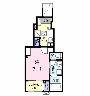 アヴェニール【1階】の間取り