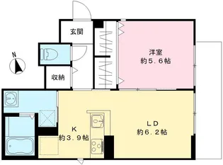 パティオ【101号室号室】の間取り