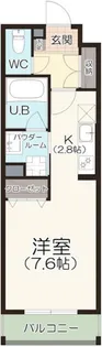 1Kの間取り画像