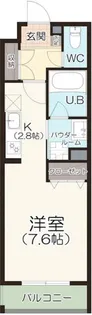 1Kの間取り画像