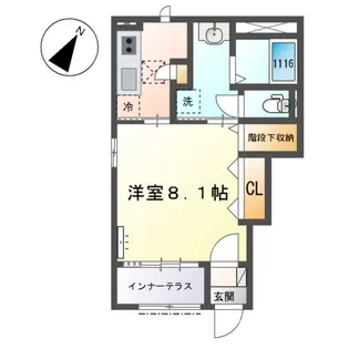 ストーンハイツ【1階】の間取り