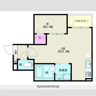 Jack chidoriⅠ【2階】の間取り