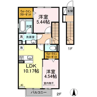 Elvita【2階】の間取り