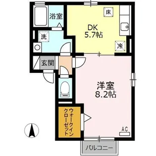 ルミエール【1階】の間取り