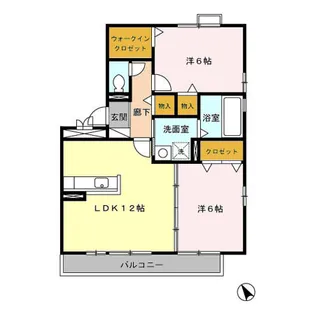 ルミエール【3階】の間取り