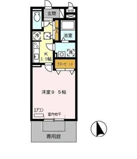 マ メゾン菊住W【1階】の間取り