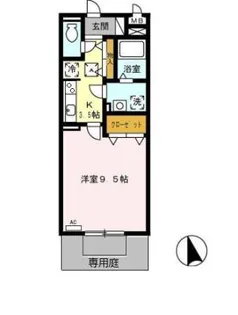 マ メゾン菊住W【1階】の間取り