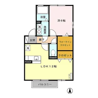 シンセリティ B【2階】の間取り