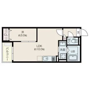 Jack terasakiⅠ【3階】の間取り