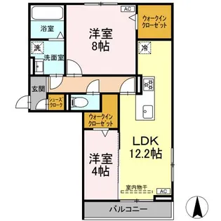 ソフィア・ナカキVII【3階】の間取り