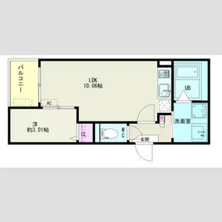 Jack komeiⅡ【1階】の間取り