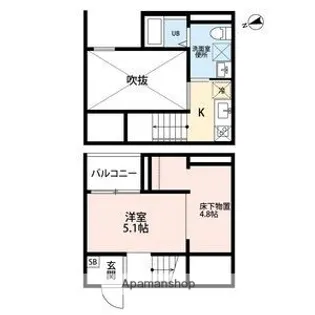 Beatus【2階】の間取り