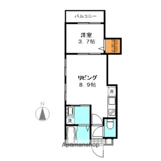CHERIM鶴里【1階】の間取り