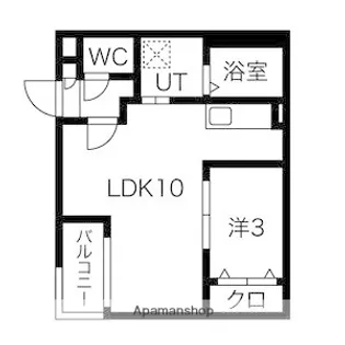 JACK KASADERAⅡ【1階】の間取り