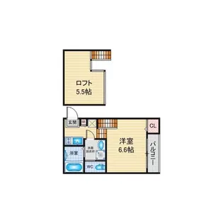 コンフォート東海通【1階】の間取り