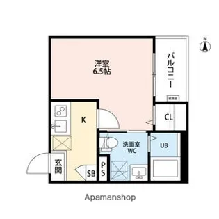CRASTINE弥生町B棟(クラスティーネヤヨ【1階】の間取り