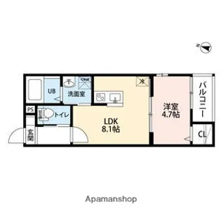 ベーネ呼続【3階】の間取り