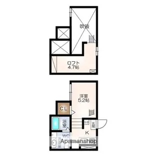 スプリングフォレスト壱番館【2階】の間取り