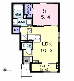 MINUET(ミヌエット)【1階】の間取り