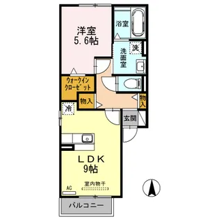ヴィラ小曲輪【2階】の間取り
